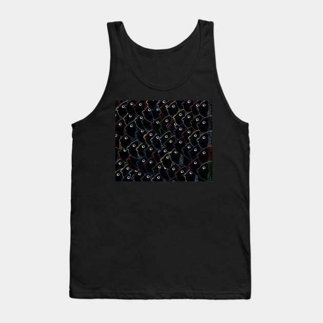 Colorful karps rainbow Tank Top by Uwaki